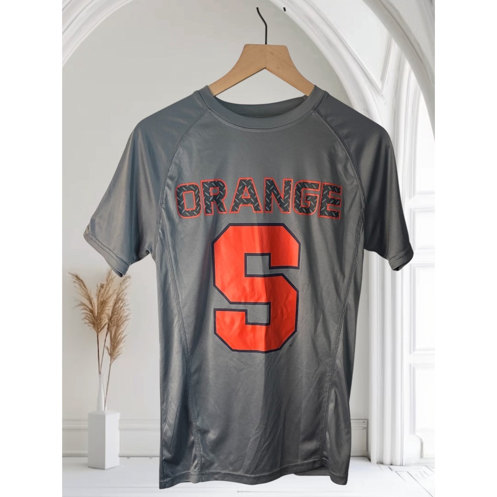 Syracuse Orange Number‎ 5 Knights Apparel Gray Athletic T-Shirt Women's Sz Small